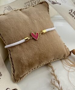  دستبند قلب رنگین کمانی